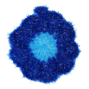 Blue Flower Scrubbie Sponge