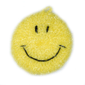 Happy Face Scrubbie Sponge