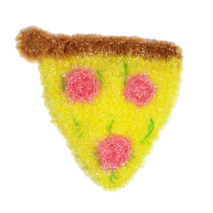 Pizza Scrubbie Sponge