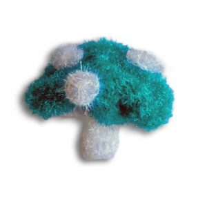 Aqua Mushroom Scrubbie Sponge
